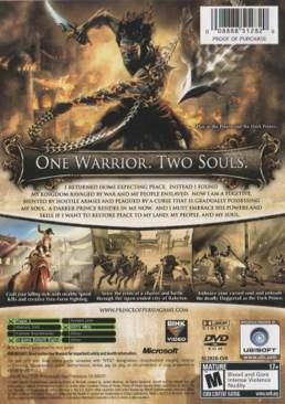 Prince of Persia: The Two Thrones - Microsoft Xbox (Ubisoft - 1) video game collectible [Barcode 008888512820] - Main Image 2