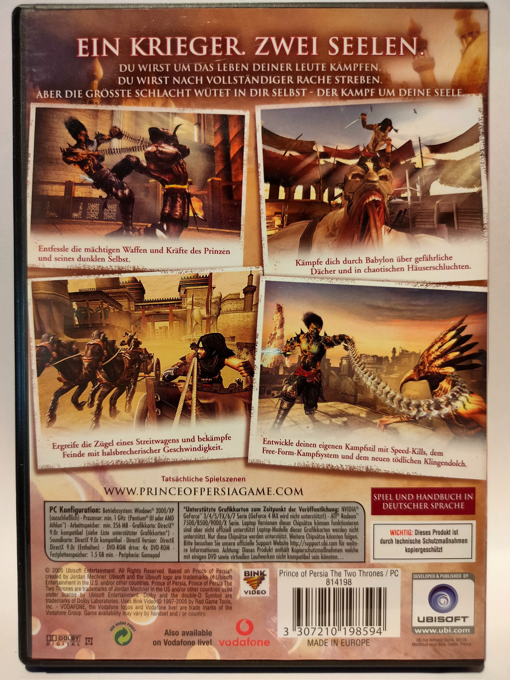 Prince of Persia The Two Thrones - PC (Ubisoft - 1) video game collectible [Barcode 3307210198594] - Main Image 2
