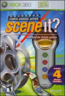 Scene it? Lights Camera Action - Including 4 Buzzers - Microsoft Xbox 360 (Microsoft Game Studios - 4) video game collectible [Barcode 882224515320] - Main Image 1