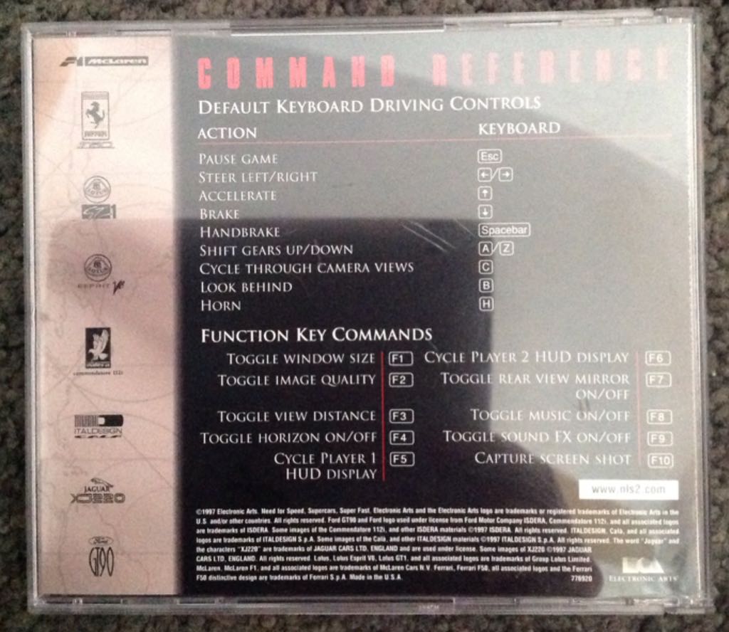 Need For Speed II - PC video game collectible - Main Image 2