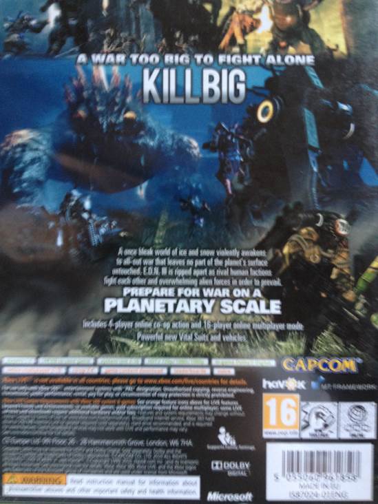 Lost Planet 2 (Slip Cover) - Microsoft Xbox 360 (Capcom - 2) video game collectible [Barcode 5055060961858] - Main Image 2