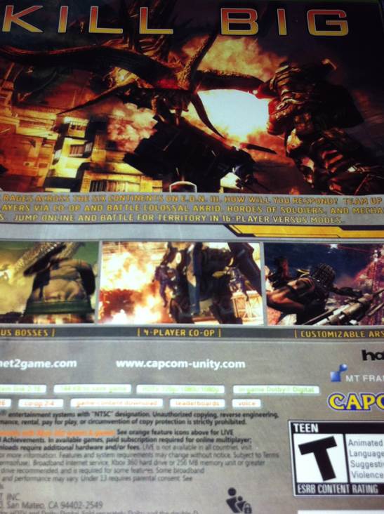 Lost Planet 2 - Microsoft Xbox 360 video game collectible - Main Image 2