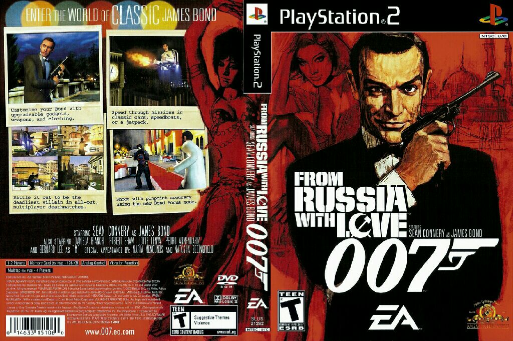 007 From Russia With Love - Sony PlayStation 2 (PS2) ((EA) Electronic Arts - 1-2) video game collectible [Barcode 5030941046022] - Main Image 2
