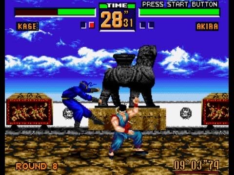 Virtua Fighter 2 - Sega Genesis Mini (Sega - 1-2) video game collectible [Barcode 4974365638924] - Main Image 4