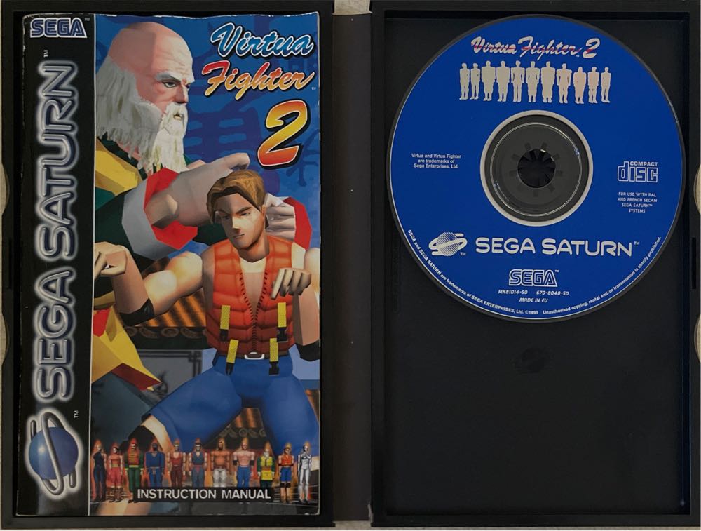 Virtua Fighter 2 - Sega Saturn (Sega - 1-2) video game collectible [Barcode 92438101] - Main Image 3