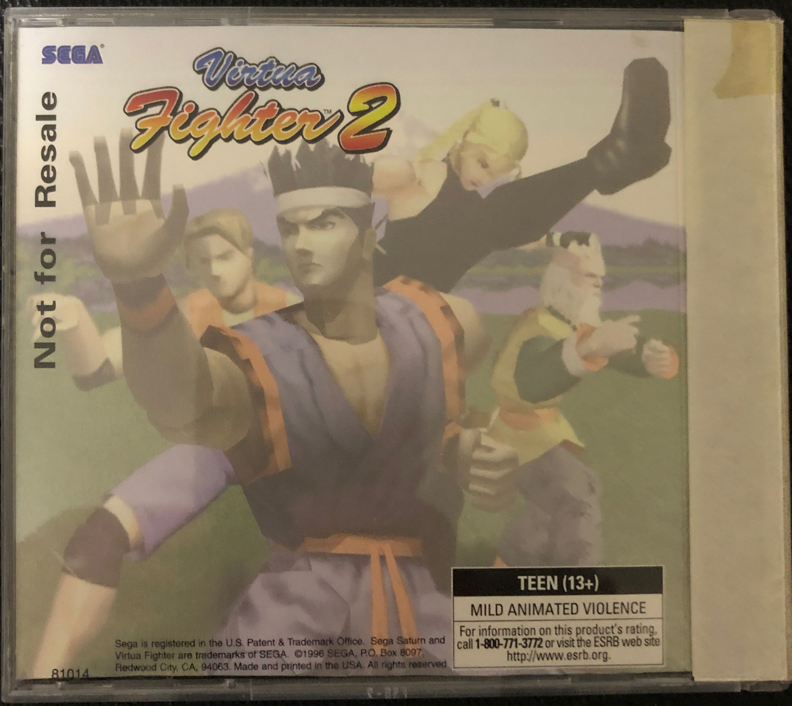 Virtua Fighter 2 - Sega Saturn (Sega - 2) video game collectible - Main Image 2