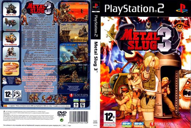 Metal Slug 3 - Sony PlayStation 2 (PS2) (Ignition Enertainment) video game collectible [Barcode 5060050942052] - Main Image 2
