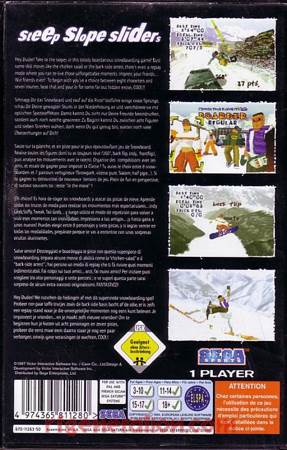 Steep Slope Sliders - Sega Saturn (Sega - 1) video game collectible [Barcode 4974365811280] - Main Image 2