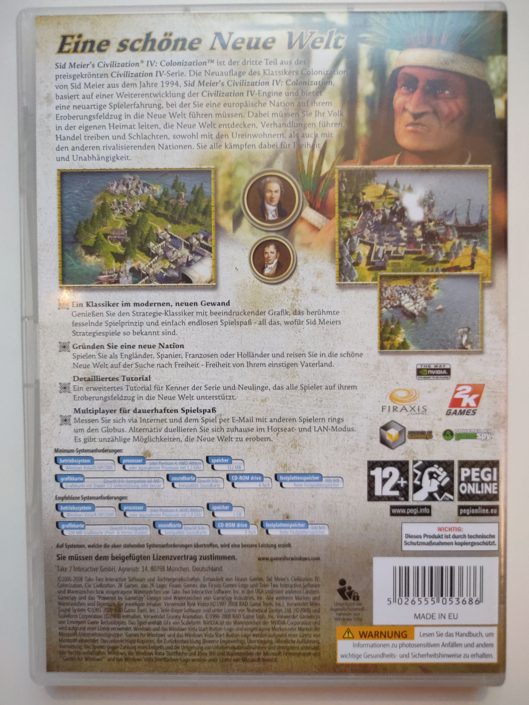Civilization IV: Colonization - PC video game collectible [Barcode 5026555053686] - Main Image 2