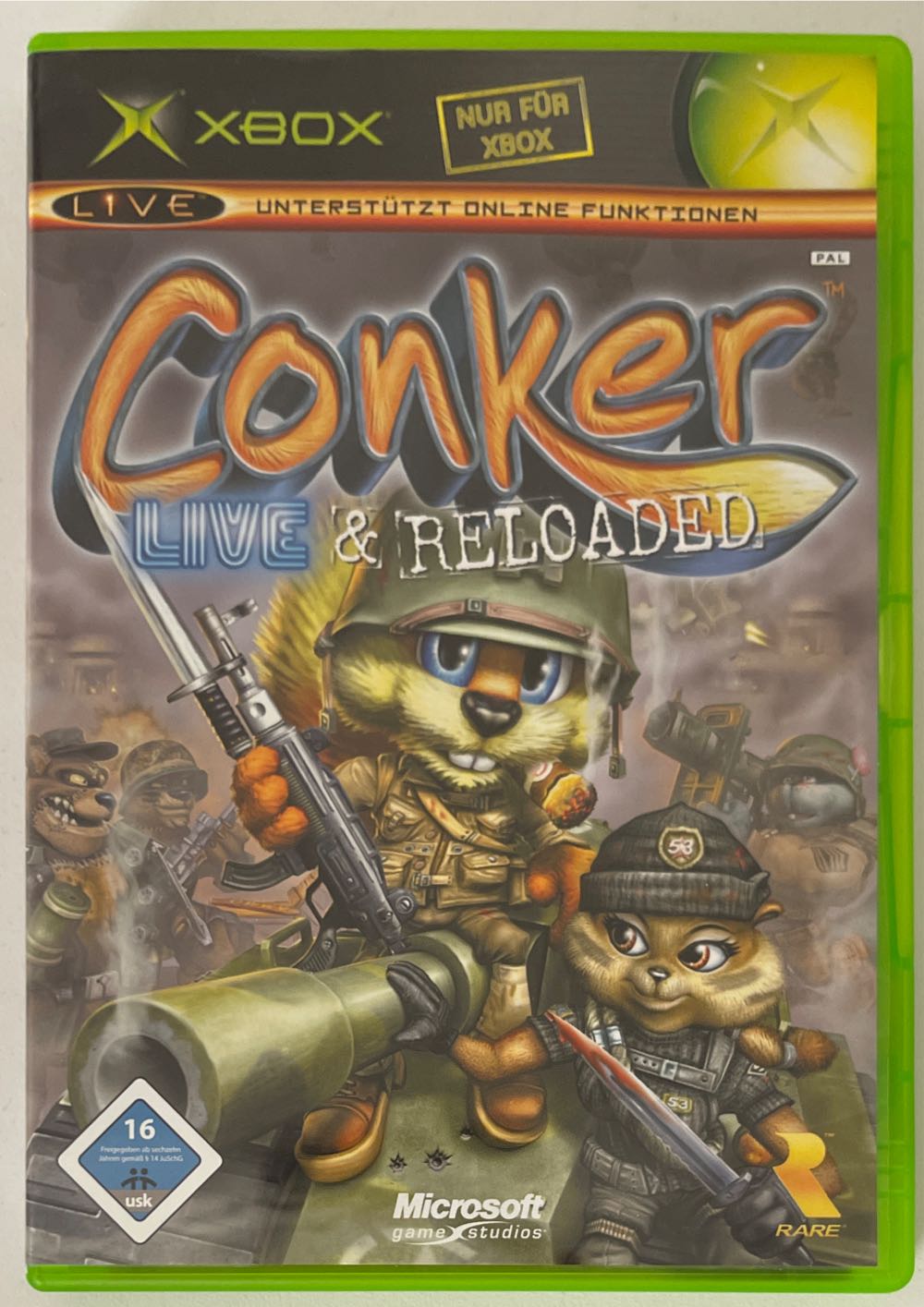 Conker - Live and Reloaded - Microsoft Xbox (Mircosoft Game Studio) video game collectible [Barcode 805529997073] - Main Image 3