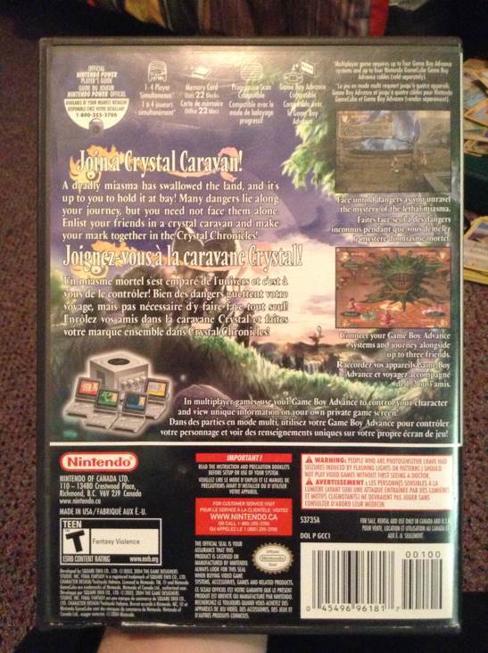 Final Fantasy Crystal Chronicles - Nintendo GameCube (Square Enix - 4) video game collectible - Main Image 2