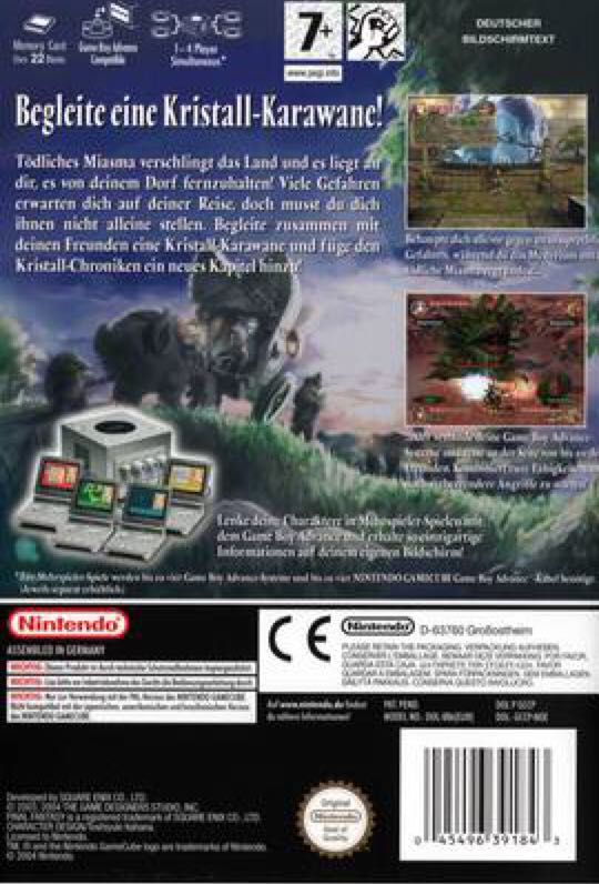 Final Fantasy Crystal Chronicles - Nintendo GameCube (Nintendo) video game collectible - Main Image 2