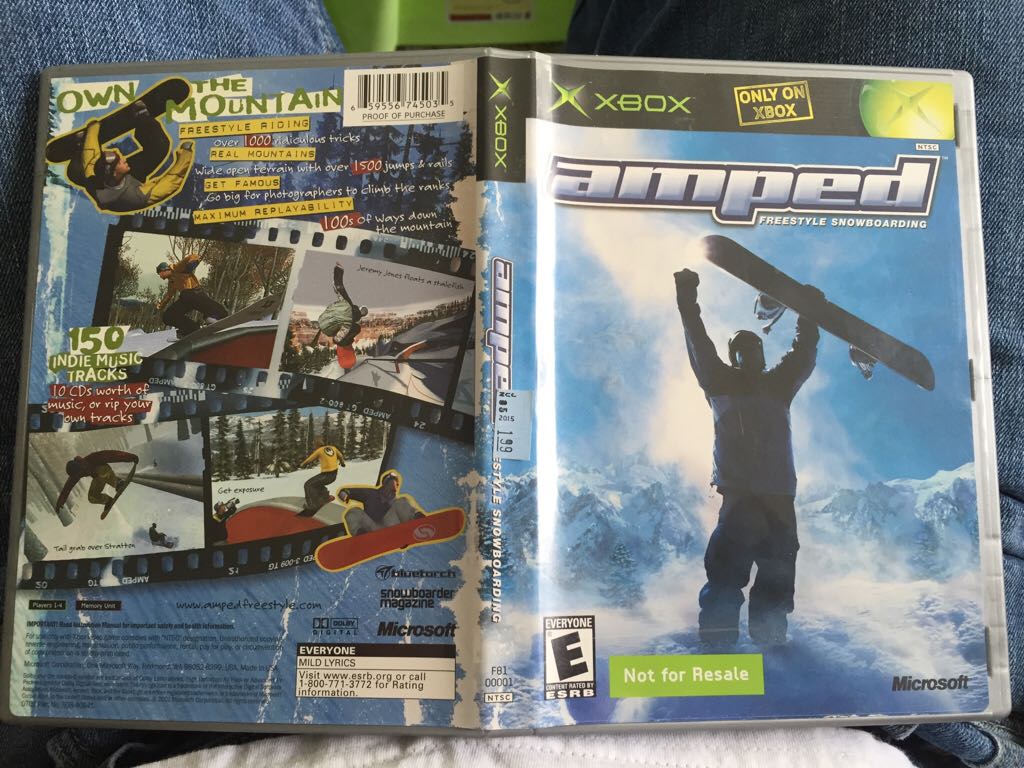 AMPED - Microsoft Xbox video game collectible - Main Image 1