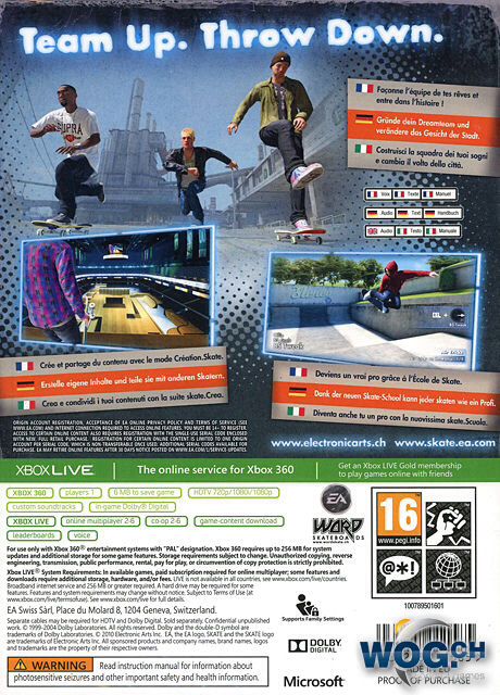 Skate 3 - Microsoft Xbox 360 video game collectible - Main Image 2