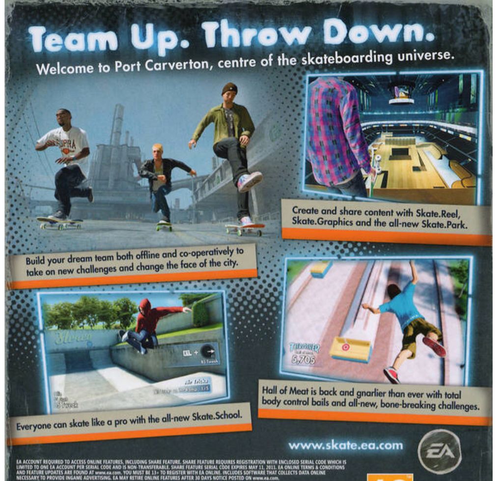 Skate 3 - Microsoft Xbox 360 video game collectible - Main Image 2