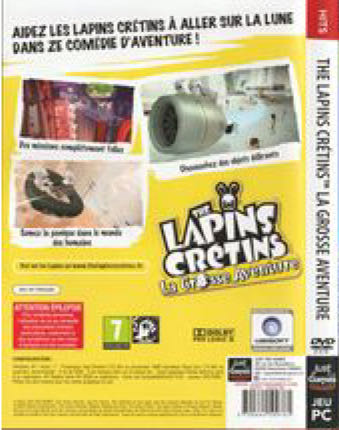 Rabbids Go Home - Nintendo Wii (Ubisoft) video game collectible [Barcode 3307212368179] - Main Image 2