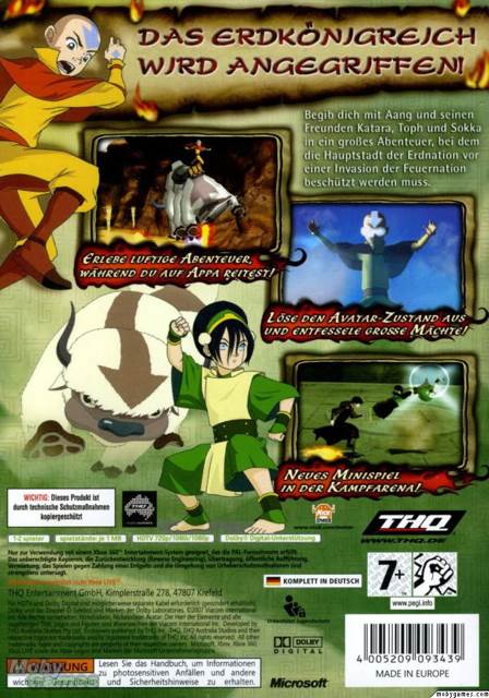 Avatar De Brandende Aarde - Sony PlayStation 2 (PS2) video game collectible [Barcode 4005209093569] - Main Image 2