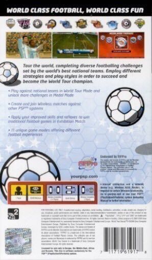 World Tour Soccer 2 - Sony PlayStation Portable (PSP) (Sony Computer Entertainment - 4) video game collectible [Barcode 711719619178] - Main Image 2
