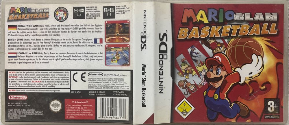 Mario Slam Basketball - Nintendo DS (Nintendo - 4) video game collectible [Barcode 045496463663] - Main Image 4