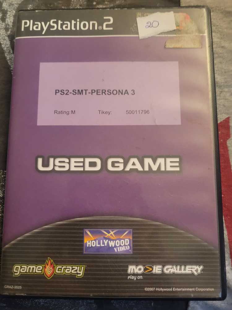 Persona 3 - Sony PlayStation 2 (PS2) (Atlus) video game collectible - Main Image 2