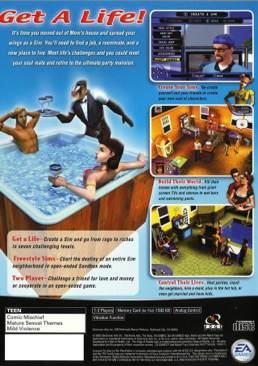 Sims - Sony PlayStation 2 (PS2) (Electronic Arts/EA Games - 1) video game collectible [Barcode 5030930032616] - Main Image 2