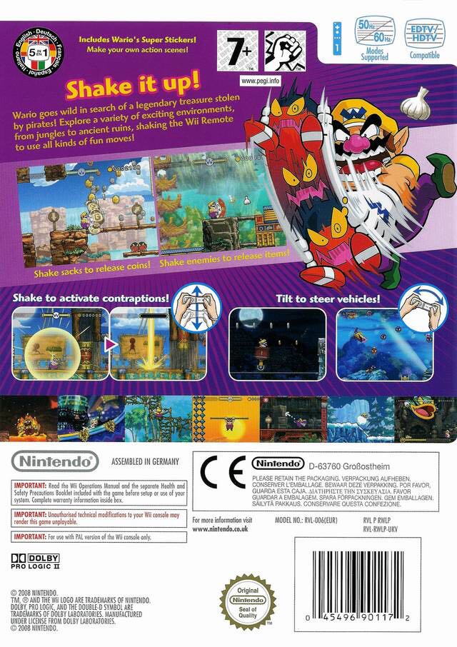 Wario Land: The Shake Dimension - Nintendo Wii (Nintendo - 1) video game collectible [Barcode 045496366018] - Main Image 2
