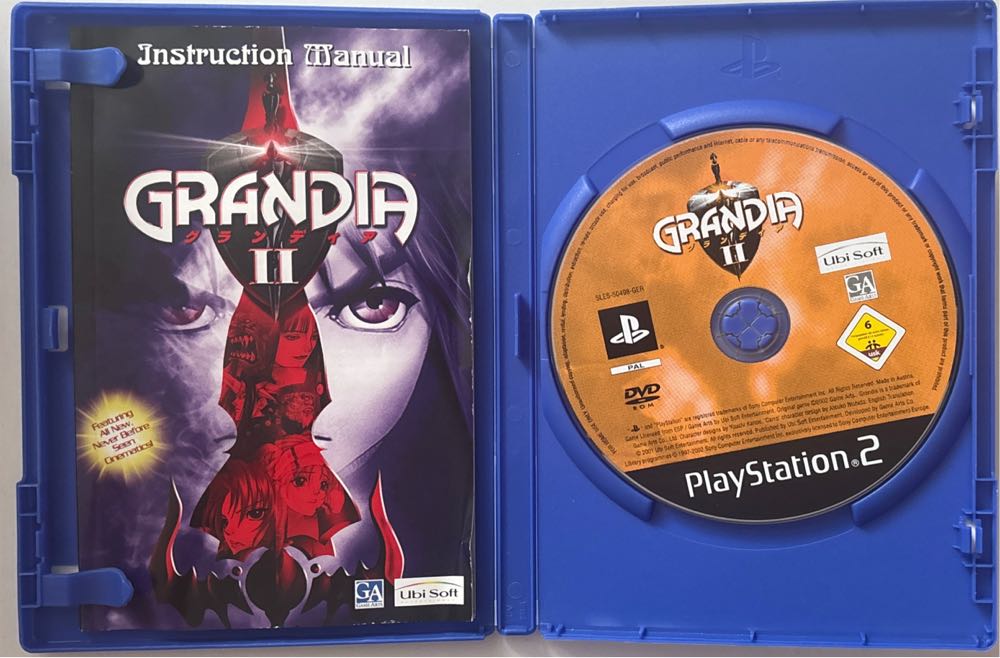 Grandia II - Sony PlayStation 2 (PS2) (Ubisoft) video game collectible [Barcode 3307210402721] - Main Image 3