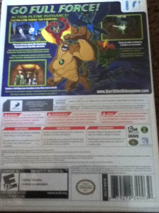 Ben 10: Alien Force - Nintendo Wii (D3 Publisher - 2) video game collectible [Barcode 879278340039] - Main Image 2