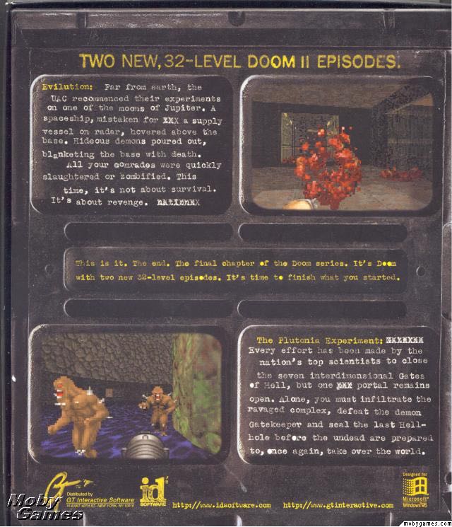 Final Doom - PC (ID Software - 1-4) video game collectible [Barcode 742725201354] - Main Image 2