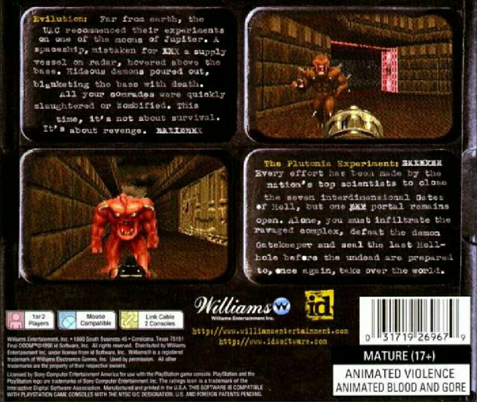Final Doom - Sony PlayStation video game collectible - Main Image 2