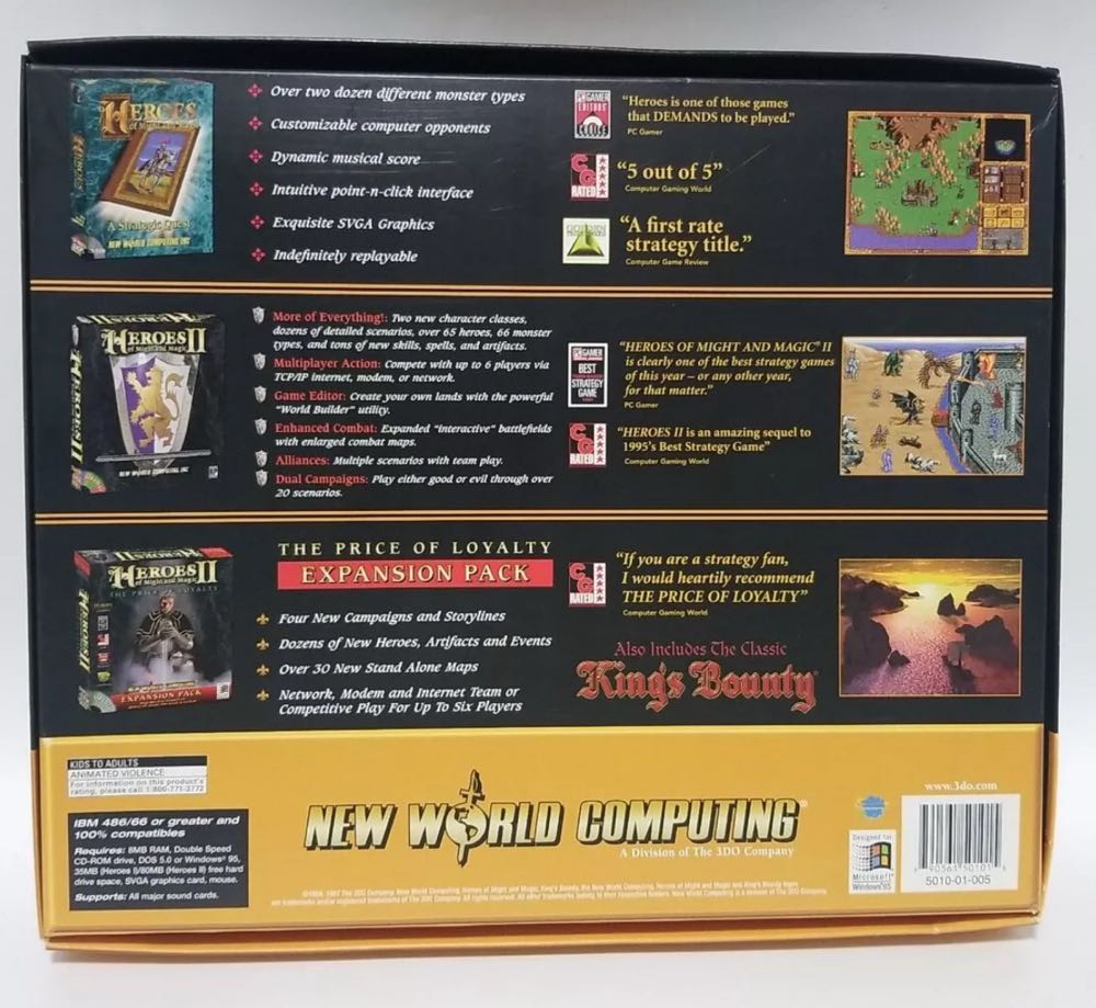 HEROES OF MIGHT and MAGIC - CD Projekt GOG video game collectible - Main Image 2