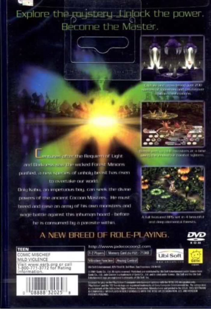 Jade Cocoon 2 - Sony PlayStation 2 (PS2) (Ubisoft - 2) video game collectible [Barcode 008888320258] - Main Image 2