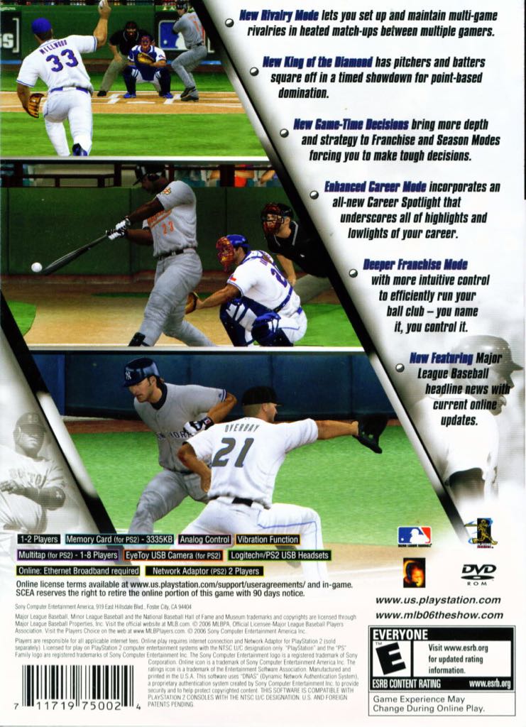 MLB 06: The Show - Sony PlayStation 2 (PS2) video game collectible - Main Image 2
