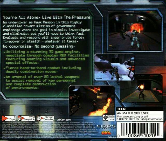 Fighting Force 2 - Sega Dreamcast (Eidos - 1) video game collectible [Barcode 788687450041] - Main Image 2