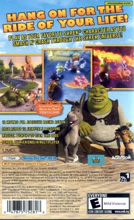 Shrek - Smash n Crash - Sony PlayStation Portable (PSP) (Activision) video game collectible [Barcode 5030917039751] - Main Image 2