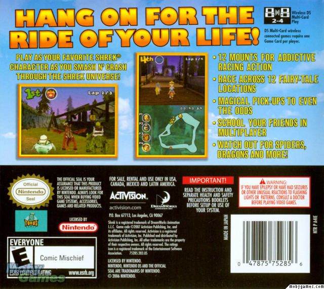 Shrek - Smash n Crash - Nintendo DS video game collectible - Main Image 2