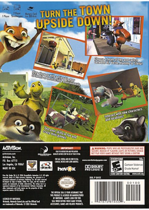 Over The Hedge - Nintendo GameCube (Activision - 2) video game collectible - Main Image 2