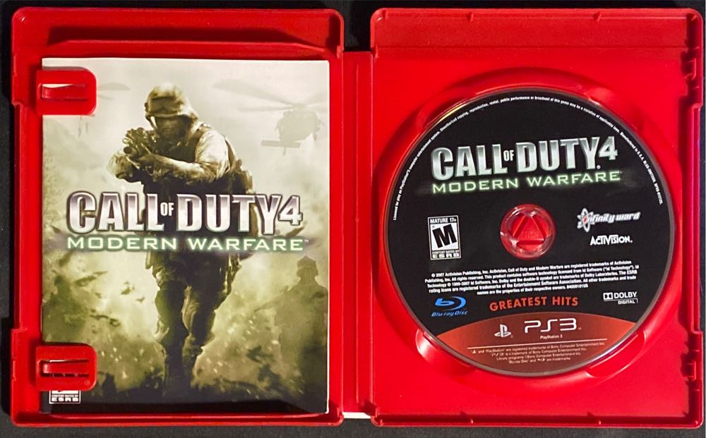 Call Of Duty 4: Modern Warfare - Sony PlayStation 3 (PS3) (Activision - 4) video game collectible [Barcode 047875840607] - Main Image 3