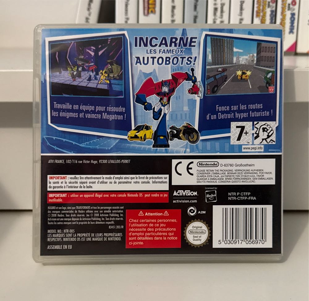 Transformers Animated Le Jeu - Nintendo DS video game collectible [Barcode 5030917056970] - Main Image 2