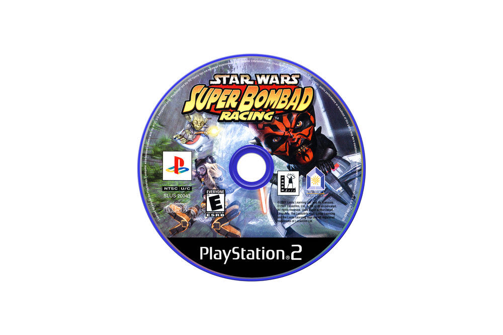 Star Wars: Super Bombad Racing - Sony PlayStation 2 (PS2) (LucasArts - 4) video game collectible [Barcode 651952352985] - Main Image 3