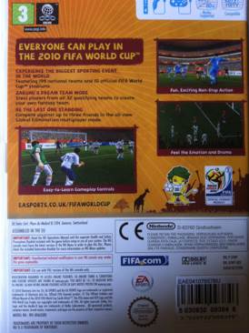 2010 Fifa World Cup South Africa - Nintendo Wii (Ea Sports - 4) video game collectible [Barcode 5030930086596] - Main Image 2