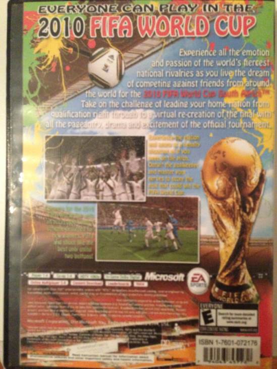 2010 Fifa World Cup South Africa - Microsoft Xbox 360 video game collectible - Main Image 2