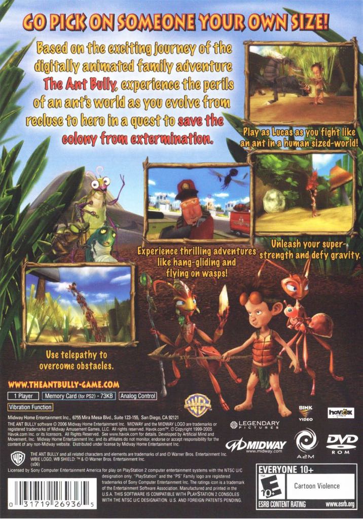 The Ant Bully - Sony PlayStation 2 (PS2) video game collectible - Main Image 2