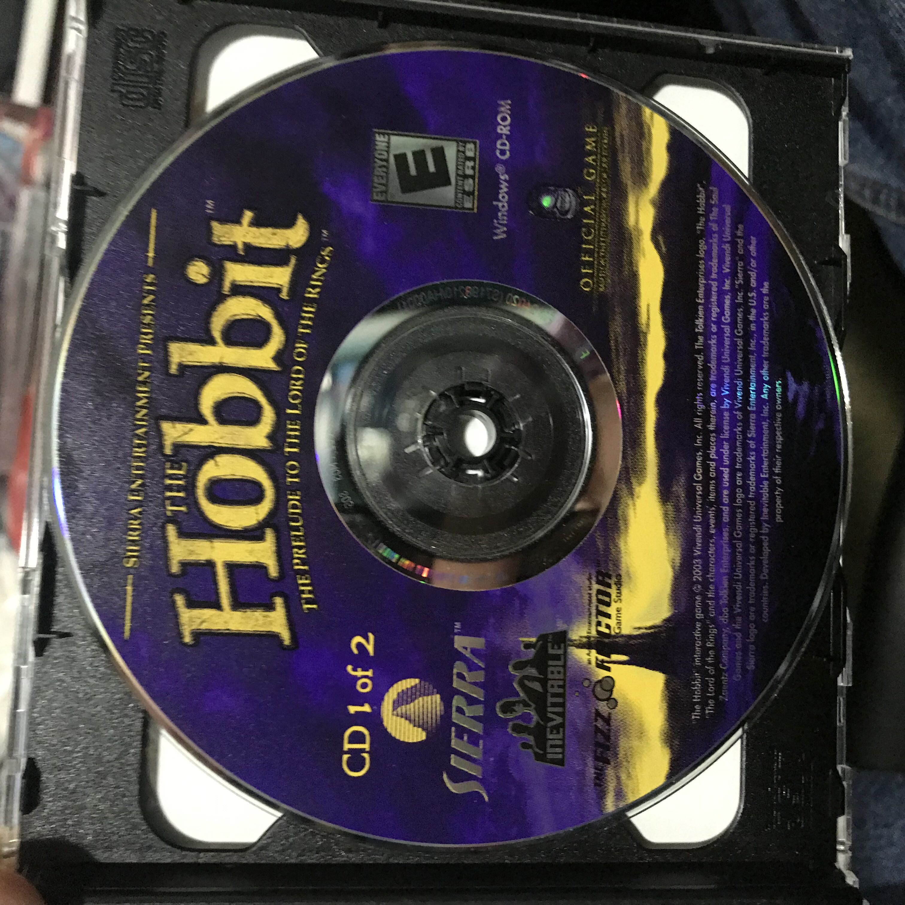 The Hobbit - PC (Vivendi Universal - 1) video game collectible [Barcode 020626719827] - Main Image 3