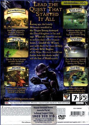 The Hobbit - Sony PlayStation 2 (PS2) (Sierra - 1) video game collectible [Barcode 3348542188464] - Main Image 2