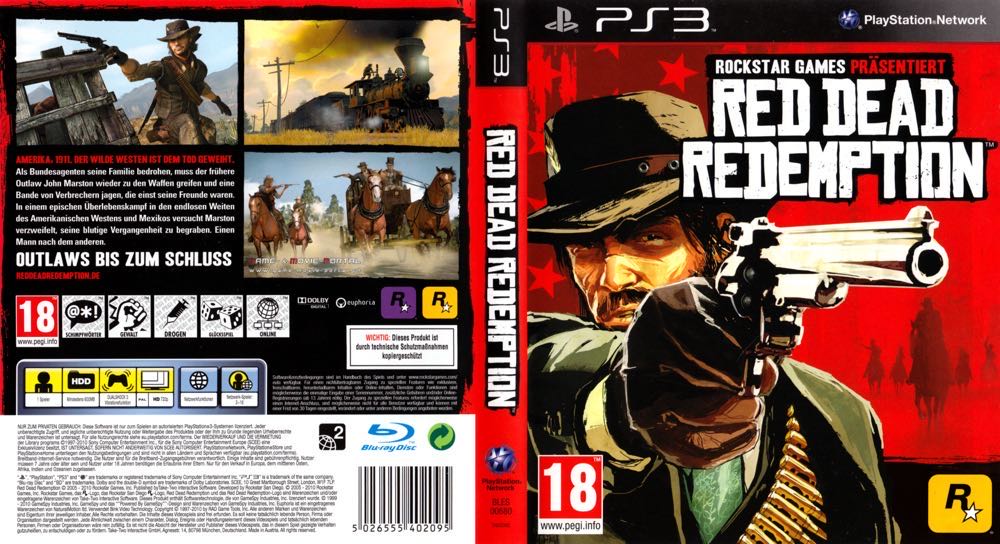 Red Dead Redemption - Sony PlayStation 3 (PS3) video game collectible [Barcode 026555402064] - Main Image 2