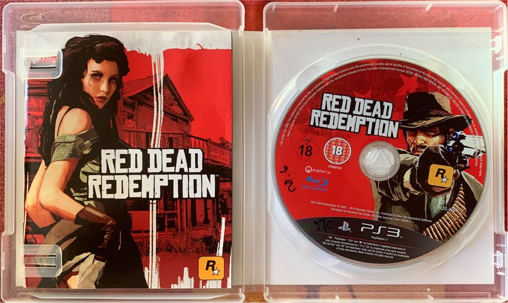 Red Dead Redemption - Sony PlayStation 3 (PS3) (Rockstar Games - 12) video game collectible [Barcode 5026555402026] - Main Image 3