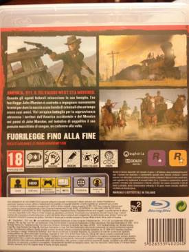 Red Dead Redemption - Sony PlayStation 3 (PS3) (Rockstar Games - 12) video game collectible [Barcode 5026555402040] - Main Image 2
