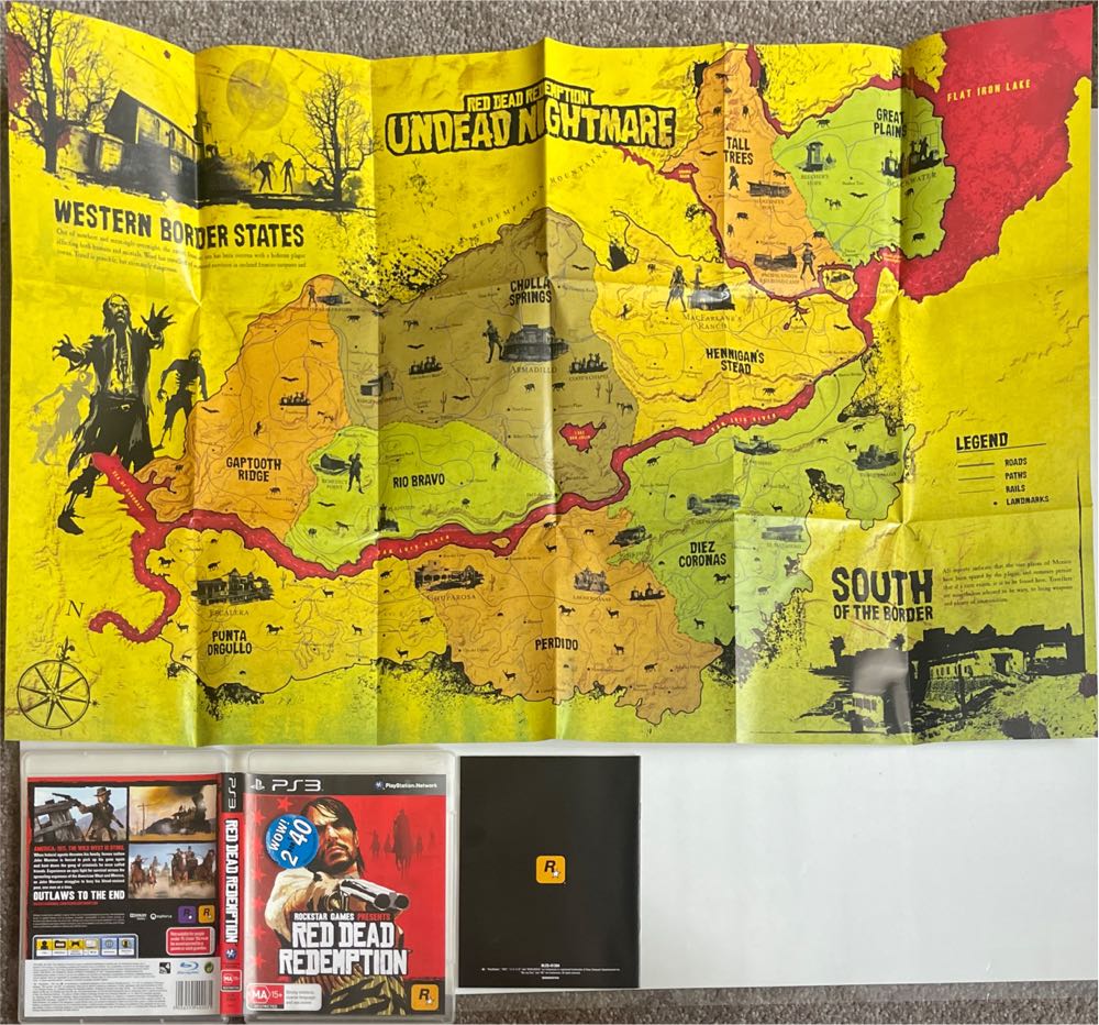 Red Dead Redemption - Sony PlayStation 3 (PS3) (Rockstar Games - 1) video game collectible [Barcode 5026555402071] - Main Image 4