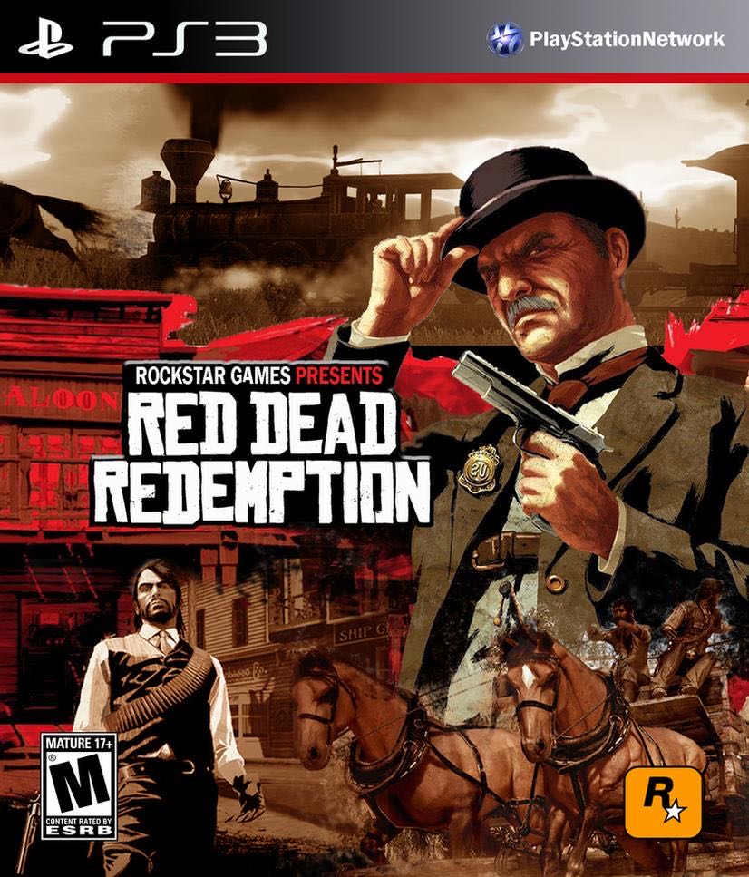 Red Dead Redemption - Sony PlayStation 3 (PS3) (Rockstar Games - 1) video game collectible [Barcode 710425375736] - Main Image 3